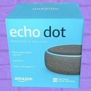 2 New unopened Amazon Echo Dot 3rd Generation